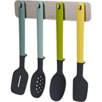 Joseph Joseph DoorStore Juego de 4 Utensilios de Cocina de Silicona Elevate con Soporte de Almacenamiento para colocarlo…